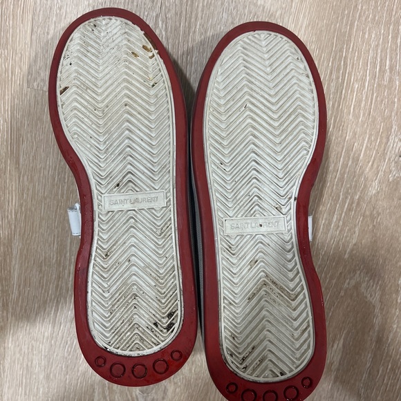 Saint laurent SL-24 red and white sneaker - Picture 5 of 8